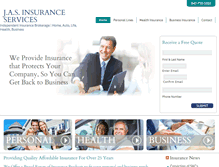 Tablet Screenshot of jasinsurance.com